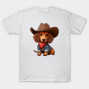 Tiny Sheriff Doxie T-Shirt